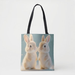 Snowy Bunny Tote Bag Tasche