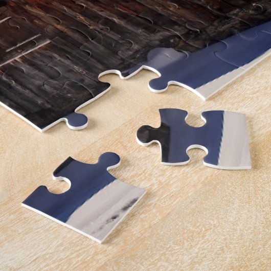 SNOWY CABIN SCENE JIGSAW PUZZLE (Seite)