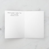 Snowy Cactus card Karte (Innenseite)