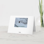 Snowy Chimney & Roof, Weihnachten (Rückseite)