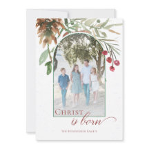 Snowy Christ ist Geborenes religiöses Weihnachtsfe