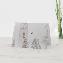 Snowy Christmas Card Karte