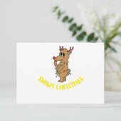 SNOWY CHRISTMAS EINLADUNG (Stehend Vorderseite)