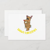 SNOWY CHRISTMAS EINLADUNG (Vorne/Hinten)