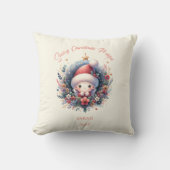 Snowy Christmas Magic Kissen (Vorderseite)
