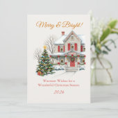 Snowy Christmas scene (Stehend Vorderseite)