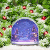 Snowy Christmas Scene Snow Globe Schneekugeln (Weihnachten)