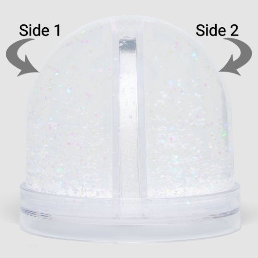 Snowy Christmas Scene Snow Globe Schneekugeln (Seite)