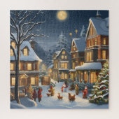 Snowy Christmas Town Puzzle (Vertikal)