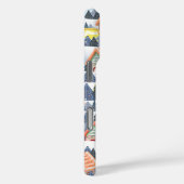 Snowy Christmas Village Pattern Case-Mate iPhone Hülle (Rückseite / Rechts)