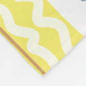 Snowy Christmas Village Pattern Fleecedecke (Ecke)