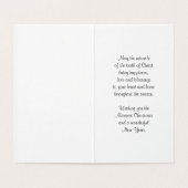 Snowy Church - Weihnachts-Segnungen (Innenseite Aufgefaltet)