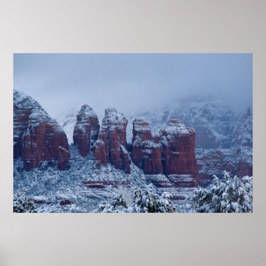 Snowy Coffee Pot Rock 2736 Poster (Vorne)