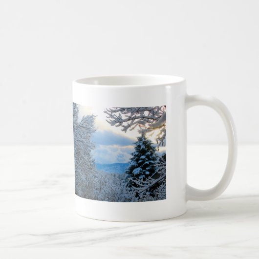 Snowy Colorado Kaffeetasse (Rechts)