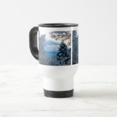 Snowy Colorado Reisebecher (Vorderseite Links)