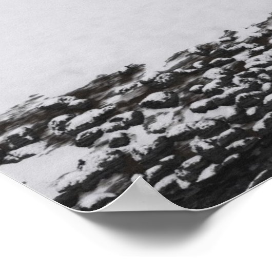 Snowy Creek Poster (Ecke)