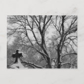 Snowy Cross Postkarte (Vorderseite)