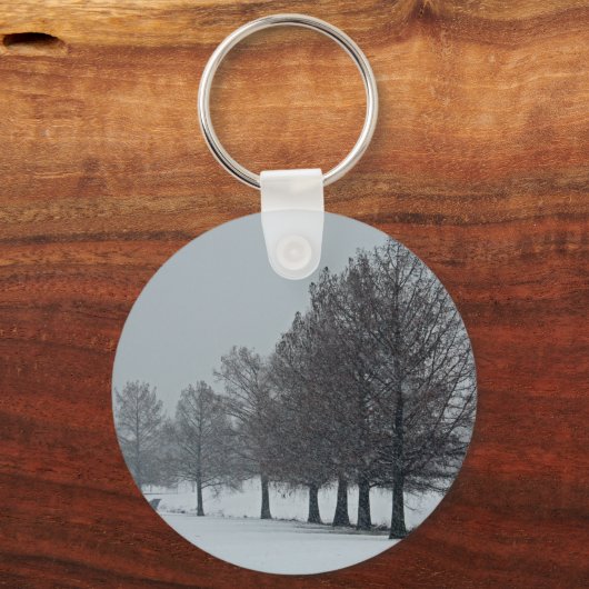 Snowy Cypress Schlüsselanhänger (Vorderseite)