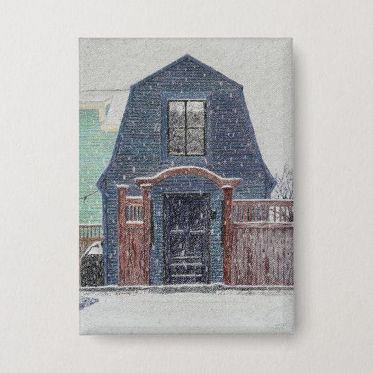 Snowy Day Button (Vorderseite)