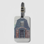 Snowy Day Gepäckanhänger (Vorderseite Vertikal)