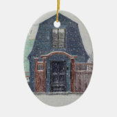 Snowy Day Keramik Ornament (Vorne)