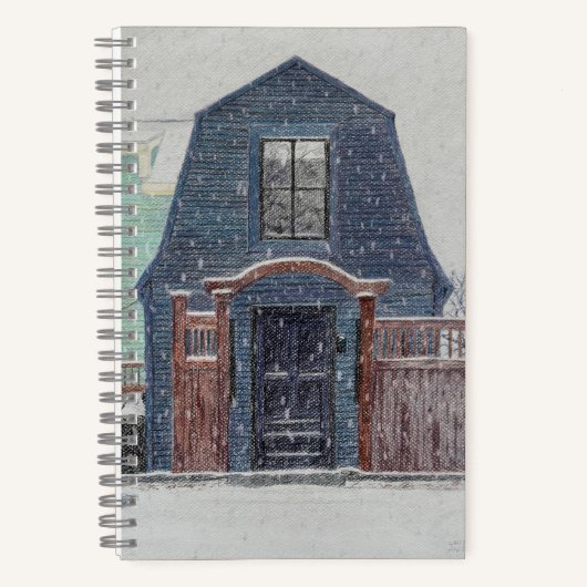 Snowy Day Notizblock (Vorderseite)