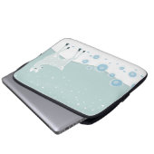Snowy Deer Laptopschutzhülle (Vorne Knopf)