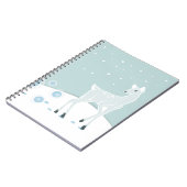 Snowy Deer Notizblock (Linke Seite)