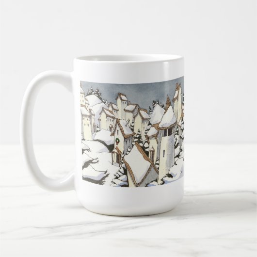 Snowy-Dorf-WeihnachtsTasse Kaffeetasse (Links)