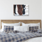 Snowy Eats Leinwanddruck (Insitu (Schlafzimmer))