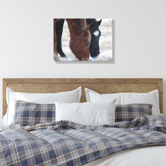 Snowy Eats Leinwanddruck (Insitu (Schlafzimmer))