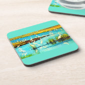 Snowy Egés Print Untersetzer (Linke Seite)