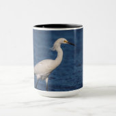 Snowy Egret am Nordstrand Tasse (Zentrum)