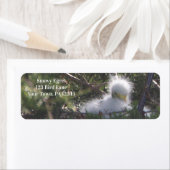 Snowy Egret Baby Bird Label (Insitu)