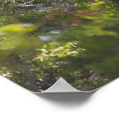 Snowy Egret Bird Foto Poster (Ecke)