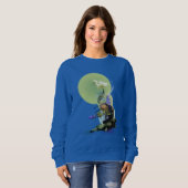 SNOWY EGRET KOI FISH POND SERENITY SWEATSHIRT (Vorne ganz)