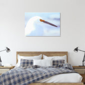 Snowy Egret Leinwanddruck (Insitu (Schlafzimmer))