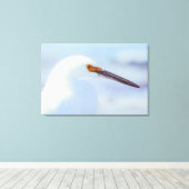 Snowy Egret Leinwanddruck (Insitu (Holzboden))