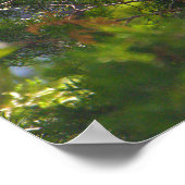Snowy Egret mit Baby Poster (Ecke)