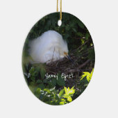Snowy Egret Ornament (Rechts)