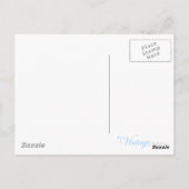 Snowy Egret Postkarte (Rückseite)