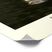 Snowy Egret Print Poster (Ecke)