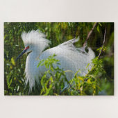 Snowy Egret Puzzle (Horizontal)