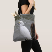 Snowy Egret Tasche (Von Nahem)