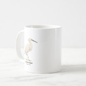Snowy Egret - Vögel in Kalifornien Kaffeetasse (Vorderseite Links)