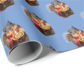 Snowy-Eichhörnchen Geschenkpapier (Rolleneckpunkt)