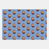 Snowy-Eichhörnchen Geschenkpapier Set (Vorderseite 2)