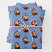 Snowy-Eichhörnchen Geschenkpapier Set (Beispiel)