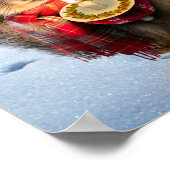 Snowy Eichhörnchen Holocandle Poster (Ecke)