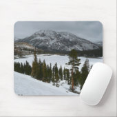 Snowy Ellery Lake California Winterfotografie Mousepad (Mit Mouse)